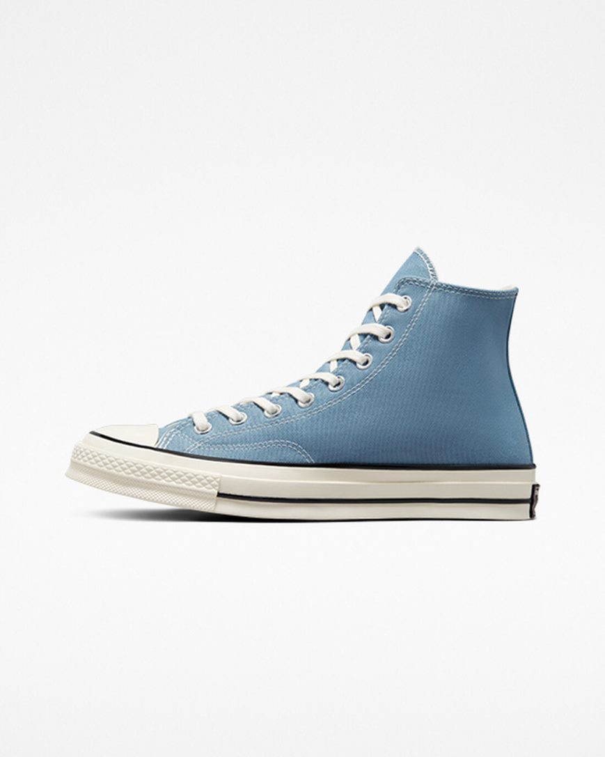 Dámské Boty Vysoké Converse Chuck 70 Platene Indigo Černé | CZ EXQA15